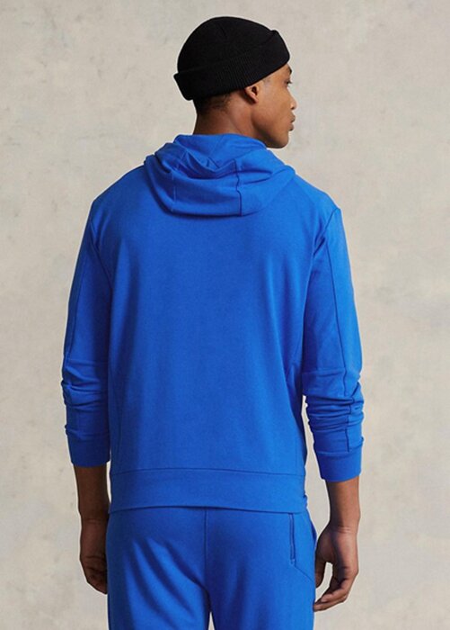 Blue Men’s Ralph Lauren French Terry Hoodie Blue Men’s Ralph Lauren French Terry Hoodie