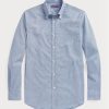 Blue Men’s Ralph Lauren Gingham Easy Care Twill Formal Shirts