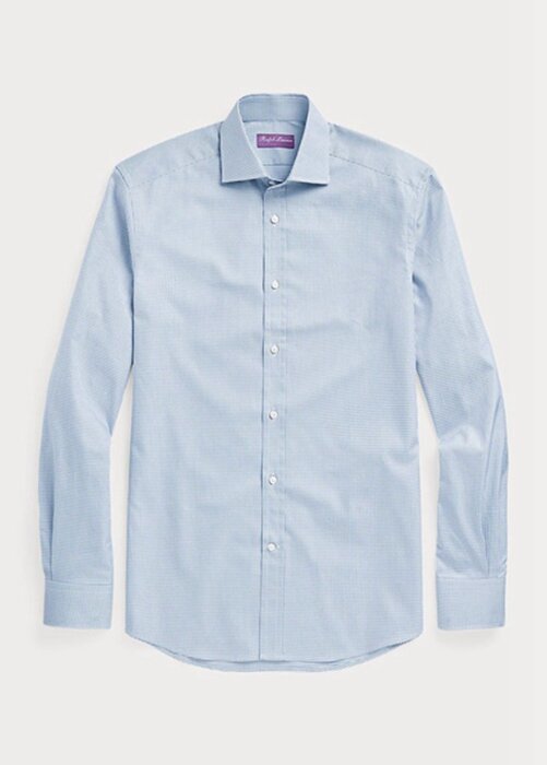 Blue Men’s Ralph Lauren Gingham Formal Shirts Blue Men’s Ralph Lauren Gingham Formal Shirts
