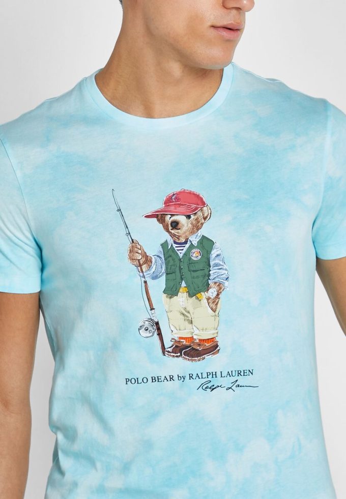 Blue Men’s Ralph Lauren Graphic Crew Neck T Shirts