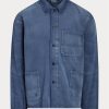 Blue Men’s Ralph Lauren Herringbone Twill Utility Jackets