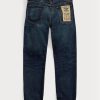 Blue Men’s Ralph Lauren High Slim Bayview Selvedge  Jeans