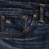 Blue Men’s Ralph Lauren High Slim Bayview Selvedge  Jeans