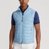 Blue Men’s Ralph Lauren Hybrid Mockneck Vest