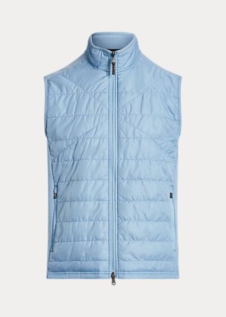 Blue Men’s Ralph Lauren Hybrid Mockneck Vest