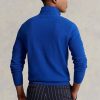 Blue Men’s Ralph Lauren Mesh-knit Cotton Quarter-zip Jumper  Sweaters