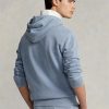 Blue Men’s Ralph Lauren Organic Cotton Fleece Hoodie Blue Men’s Ralph Lauren Organic Cotton Fleece Hoodie