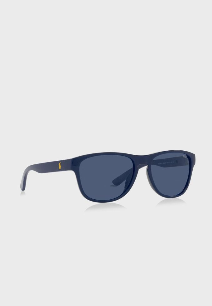Blue Men’s Ralph Lauren Oval Sunglasses