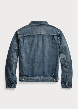Blue Men’s Ralph Lauren Overdale Indigo Denim Trucker  Jackets