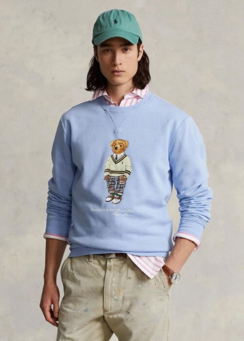 Blue Men’s Ralph Lauren Polo Bear Fleece Sweatshirt Blue Men’s Ralph Lauren Polo Bear Fleece Sweatshirt