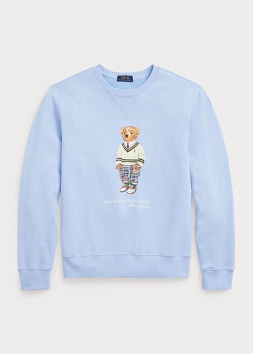 Blue Men’s Ralph Lauren Polo Bear Fleece Sweatshirt Blue Men’s Ralph Lauren Polo Bear Fleece Sweatshirt