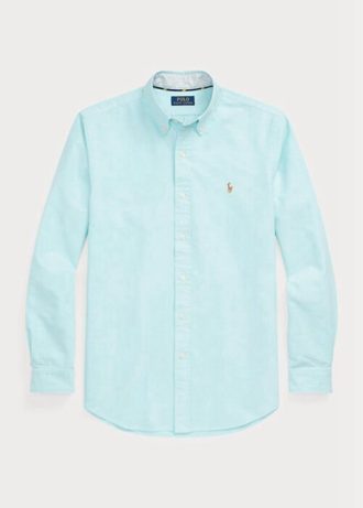 Blue Men’s Ralph Lauren Slim Fit Oxford  Shirts