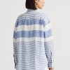 Blue / White Women’s Ralph Lauren Striped Oversize Linen Shirts