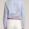 Blue Women’s Ralph Lauren Adrien Striped Cotton Shirts