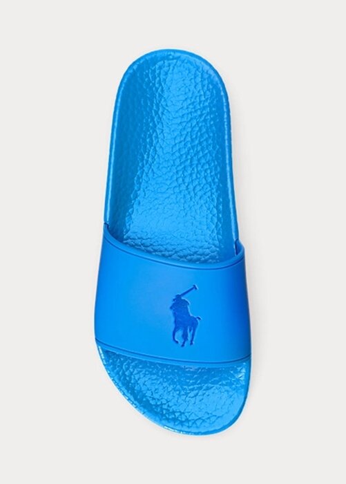 Blue Women’s Ralph Lauren Big Pony Slippers Blue Women’s Ralph Lauren Big Pony Slippers