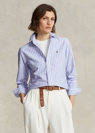 Blue Women’s Ralph Lauren Classic Fit Oxford Shirts