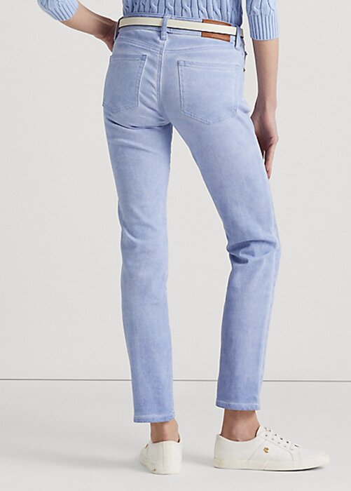 Blue Women’s Ralph Lauren Coated Mid-Rise Straight Ankle Jeans Blue Women’s Ralph Lauren Coated Mid-Rise Straight Ankle Jeans