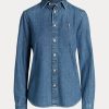 Blue Women’s Ralph Lauren Denim Shirts