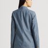 Blue Women’s Ralph Lauren Double-breasted Chambray   Blazers