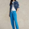 Blue Women’s Ralph Lauren Fleece Athletics   Pants