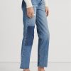 Blue Women’s Ralph Lauren High-rise Straight Cropped Jeans