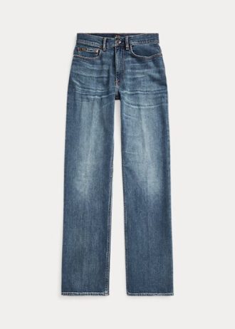 Blue Women’s Ralph Lauren High-Rise Straight Jeans