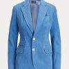 Blue Women’s Ralph Lauren Lambskin Suede Blazers