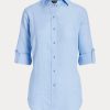 Blue Women’s Ralph Lauren Linen   Shirts