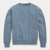 Blue Women’s Ralph Lauren Organic Cotton Crewneck Sweatshirts
