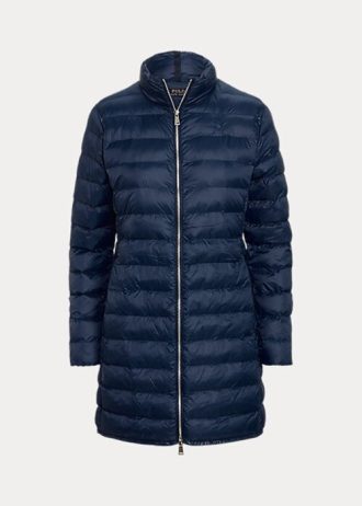 Blue Women’s Ralph Lauren Packable Quilted Taffeta Coats