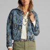 Blue Women’s Ralph Lauren Patchwork Sweater Jackets