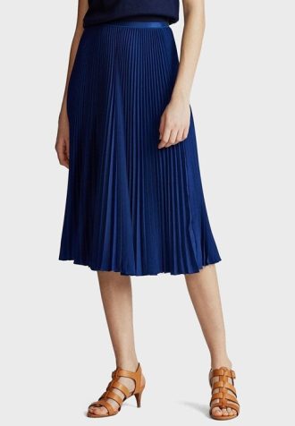 Blue Women’s Ralph Lauren Plisse Midi Skirts
