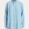 Blue Women’s Ralph Lauren Relaxed Fit Linen Shirts Blue Women’s Ralph Lauren Relaxed Fit Linen Shirts