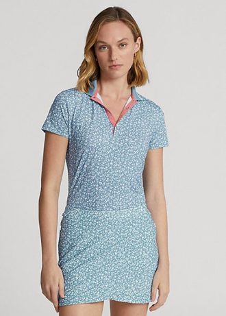 Blue Women’s Ralph Lauren Tailored Fit Floral Jersey Shirts