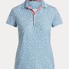 Blue Women’s Ralph Lauren Tailored Fit Floral Jersey Shirts