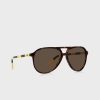 Brown Men’s Ralph Lauren 0Ph4173 Clubmaster Sunglasses