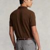 Brown Men’s Ralph Lauren Custom Slim Fit Mesh Polo Shirts Brown Men’s Ralph Lauren Custom Slim Fit Mesh Polo Shirts