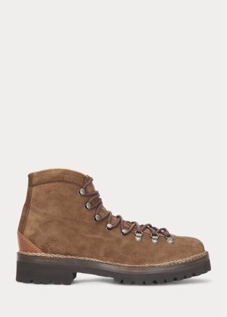 Brown Men’s Ralph Lauren Darrow Calf-Suede Boots