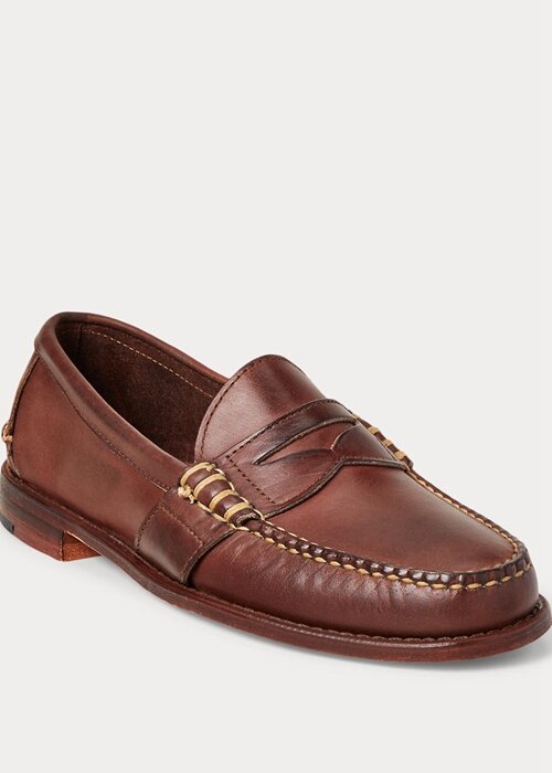 Brown Men’s Ralph Lauren Edric Leather Penny Loafers Brown Men’s Ralph Lauren Edric Leather Penny Loafers
