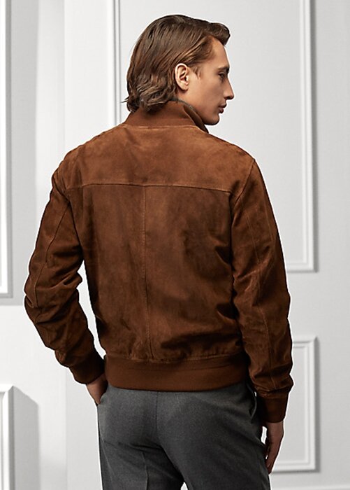 Brown Men’s Ralph Lauren Hayworth Suede Jackets Brown Men’s Ralph Lauren Hayworth Suede Jackets