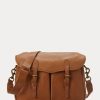 Brown Men’s Ralph Lauren Heritage Leather Messenger Bags Brown Men’s Ralph Lauren Heritage Leather Messenger Bags