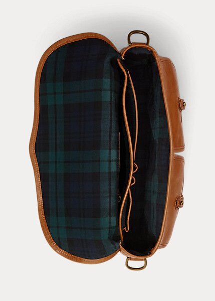 Brown Men’s Ralph Lauren Heritage Leather Messenger Bags Brown Men’s Ralph Lauren Heritage Leather Messenger Bags