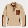 Brown Men’s Ralph Lauren Hybrid Quarter-zip Pullover Sweatshirt Brown Men’s Ralph Lauren Hybrid Quarter-zip Pullover Sweatshirt