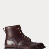 Brown Men’s Ralph Lauren Leather Boots Brown Men’s Ralph Lauren Leather Boots