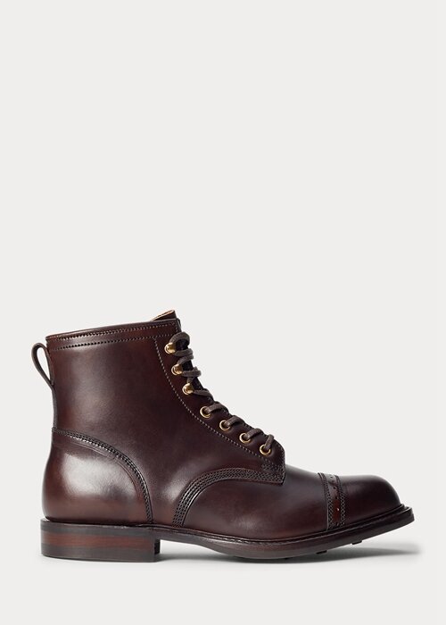 Brown Men’s Ralph Lauren Leather Boots Brown Men’s Ralph Lauren Leather Boots