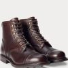 Brown Men’s Ralph Lauren Leather Boots Brown Men’s Ralph Lauren Leather Boots
