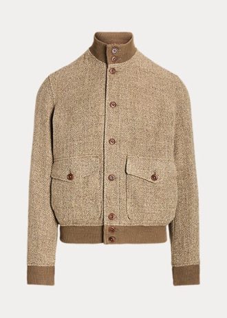Brown Men’s Ralph Lauren Linen-Blend Tweed Jackets