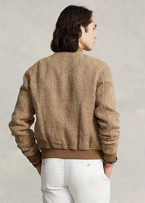 Brown Men’s Ralph Lauren Linen-Blend Tweed Jackets Brown Men’s Ralph Lauren Linen-Blend Tweed Jackets