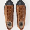 Brown Men’s Ralph Lauren Mayport Suede Sneakers