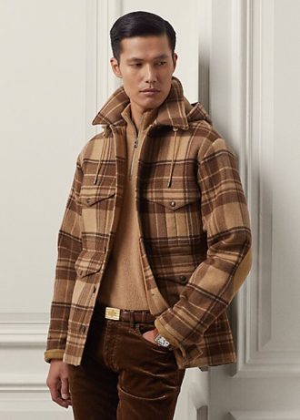 Brown Men’s Ralph Lauren Nichols Plaid Wool Thicket Jackets Brown Men’s Ralph Lauren Nichols Plaid Wool Thicket Jackets